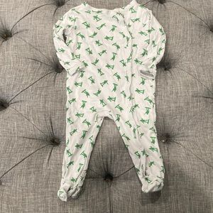 Nordstrom Snap Up Army Man Baby Footie Pajamas 6 Month